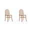 Manhattan Comfort Paragon Dining Chair 1.0 with Cream Cushions in Nature and Cane, Set of 2 DCCA05-OM - alternate 1